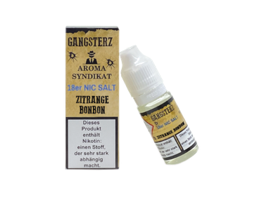 Gangsterz - Zitrange Bonbon - Nikotinsalz Liquid