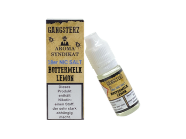 Gangsterz - Bottermelk Lemon - Nikotinsalz Liquid