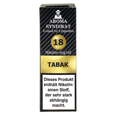 Aroma Syndikat - Tabak - Nikotinsalz Liquid