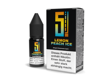 5EL - Lemon Peach Ice - Nikotinsalz Liquid