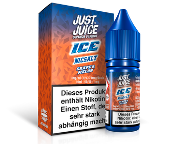 Just Juice - Grape & Melon Ice - Nikotinsalz Liquid