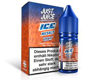 Just Juice - Grape & Melon Ice - Nikotinsalz Liquid