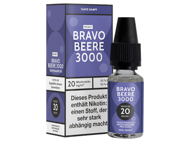 Tante Dampf - Bravo Beere 3000 - Nikotinsalz Liquid