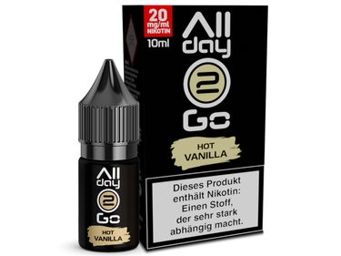Allday2Go - Hot Vanilla - Hybrid Nikotinsalz Liquid