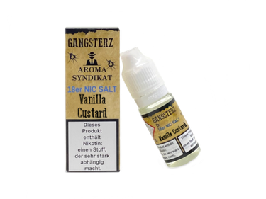 Gangsterz - Vanilla Custard - Nikotinsalz Liquid 