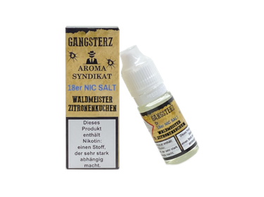 Gangsterz - Waldmeister Zitronenkuchen - Nikotinsalz Liquid