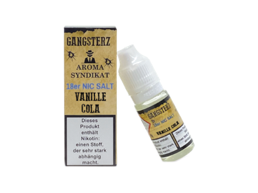 Gangsterz - Vanille Cola - Nikotinsalz Liquid