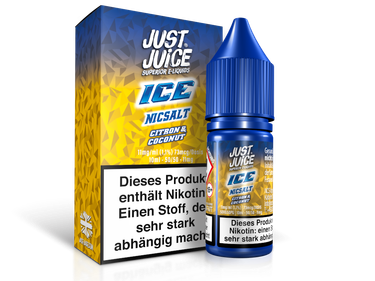 Just Juice - Citron & Coconut Ice - Nikotinsalz Liquid