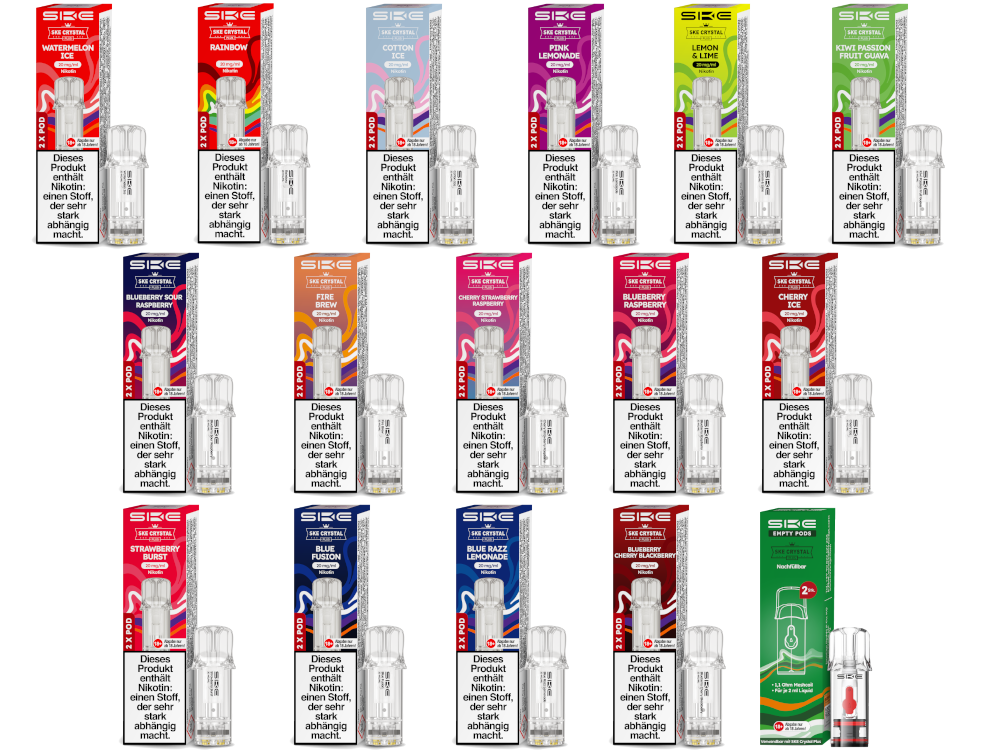 SKE Crystal Plus Pod (2 Stück pro Packung)