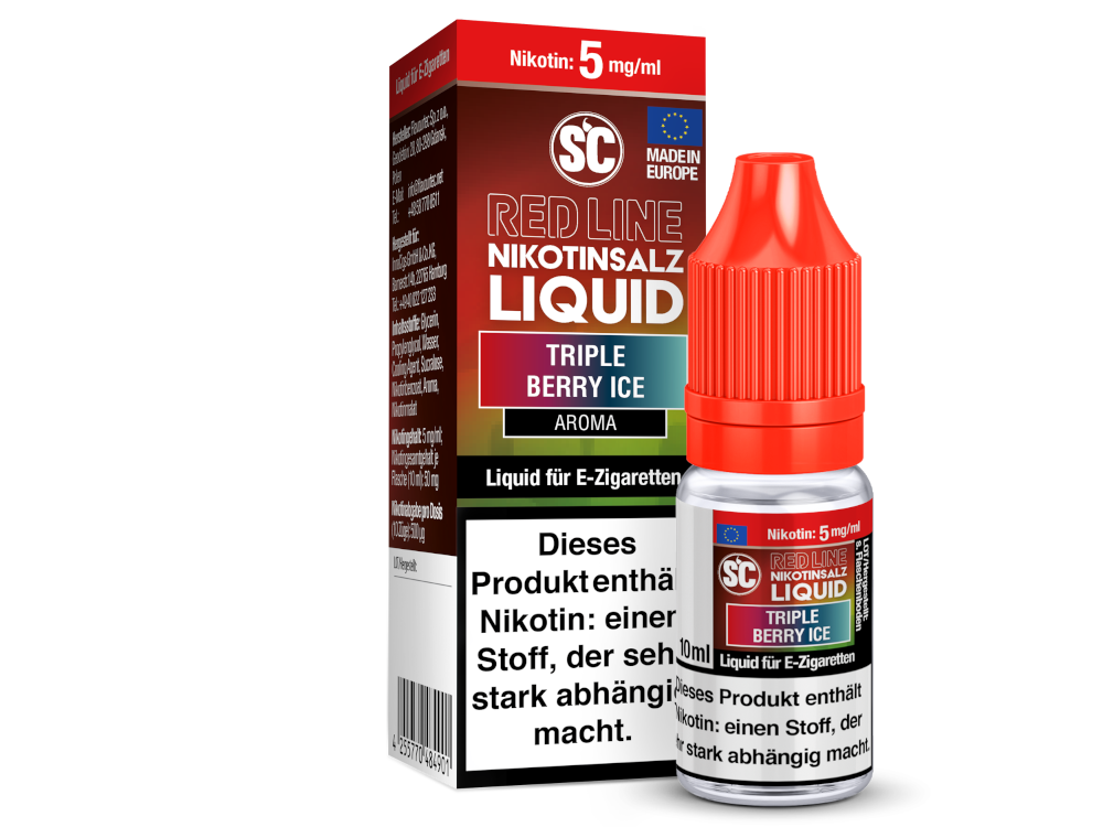 SC - Red Line - Triple Berry Ice - Nikotinsalz Liquid