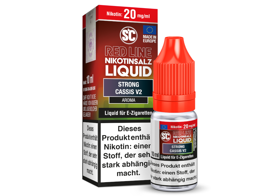 SC - Red Line - Strong Cassis V2 - Nikotinsalz Liquid