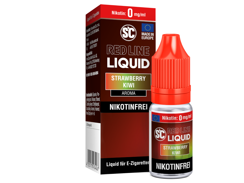 SC - Red Line - Strawberry Kiwi - Nikotinsalz Liquid SC - Red Line - Strawberry Kiwi - Nikotinsalz Liquid