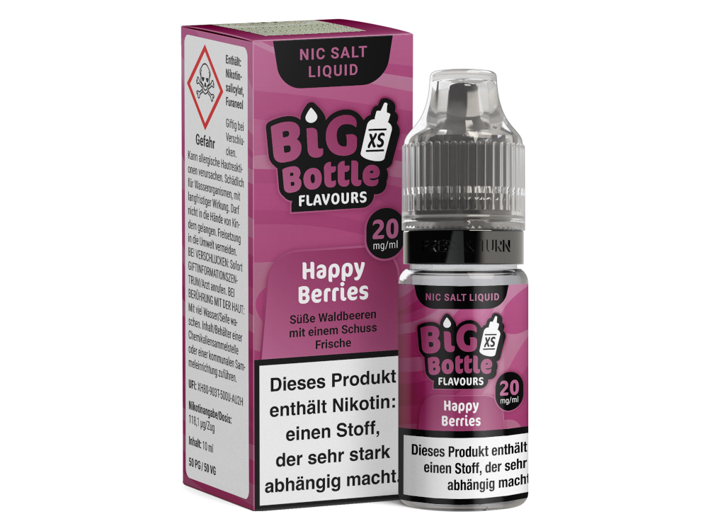Big Bottle - Happy Berries - Nikotinsalz Liquid Big Bottle - Happy Berries - Nikotinsalz Liquid