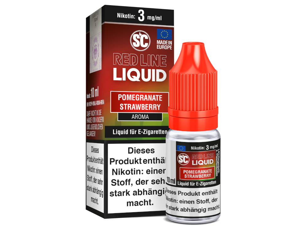 SC - Red Line Nikotin - Pomegranate Strawberry