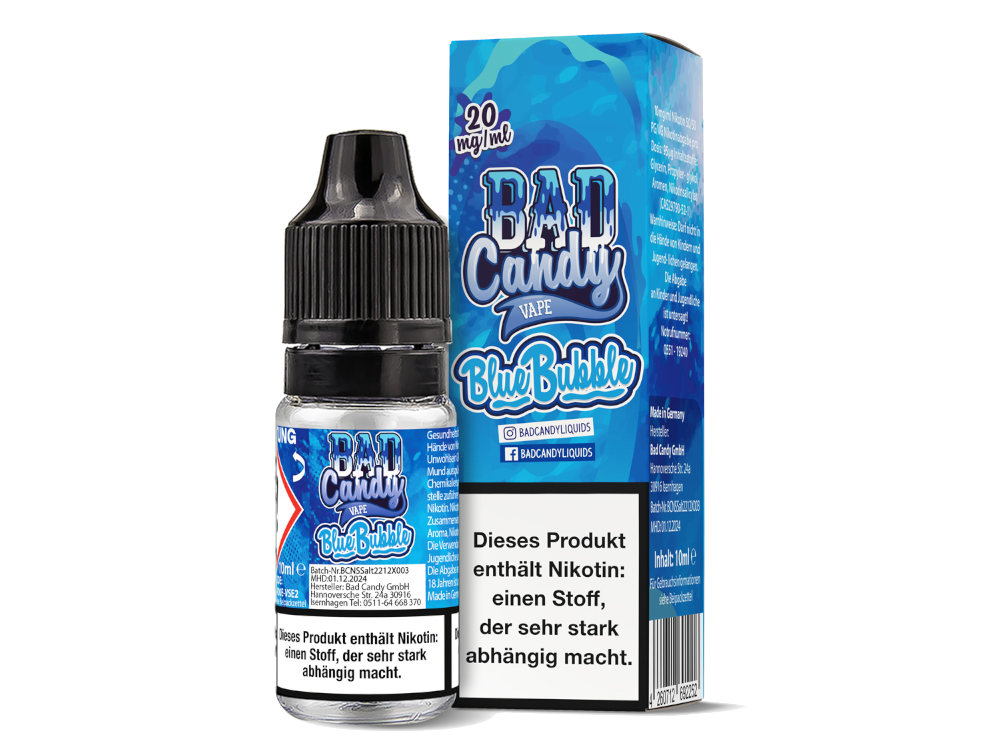 Bad Candy Liquids - Blue Bubble - Nikotinsalz Liquid