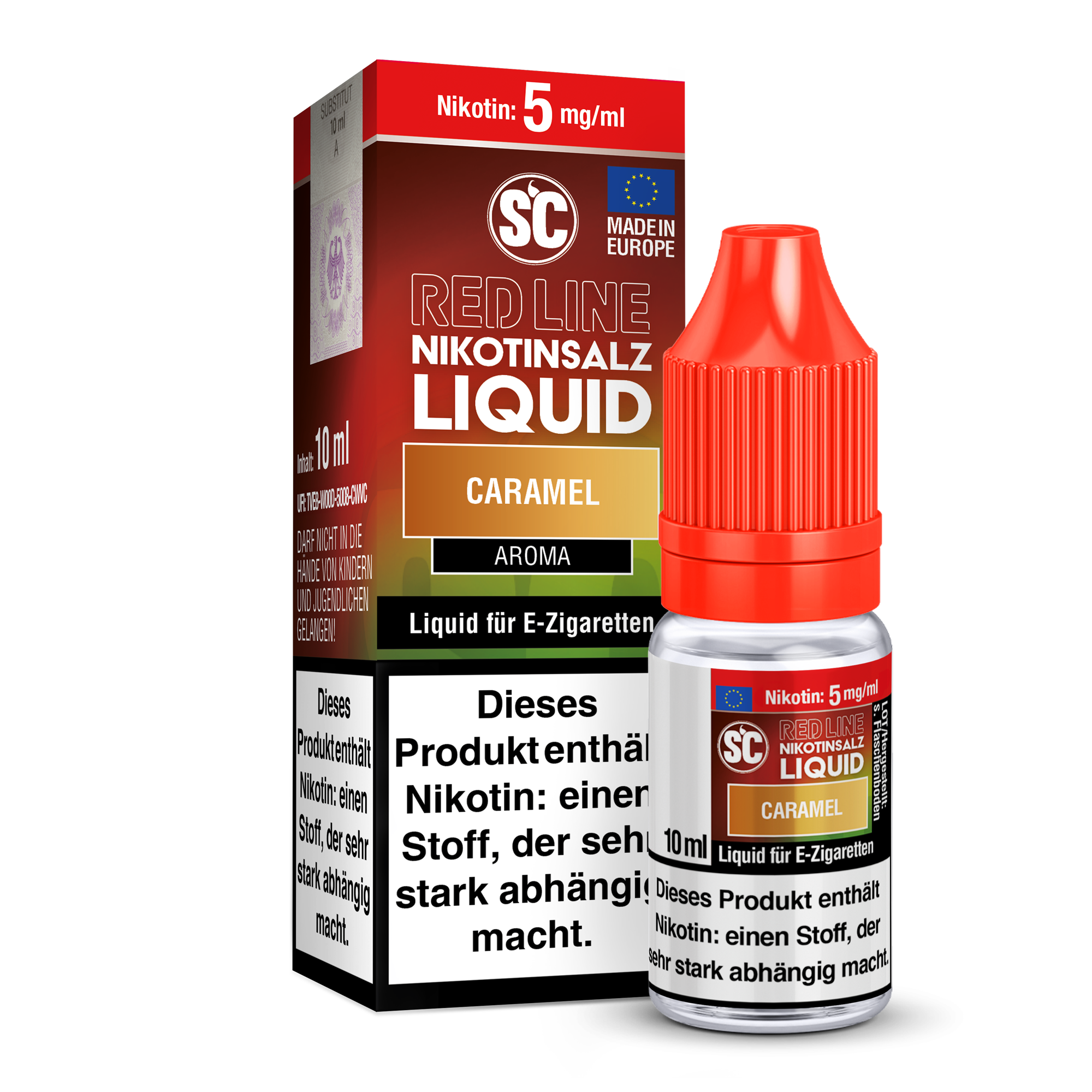 SC - Red Line - Caramel - Nikotinsalz Liquid SC - Red Line - Caramel - Nikotinsalz Liquid