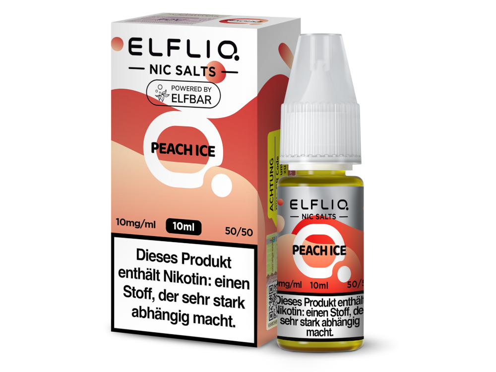 ELFLIQ - Peach Ice - Nikotinsalz Liquid ELFLIQ - Peach Ice - Nikotinsalz Liquid