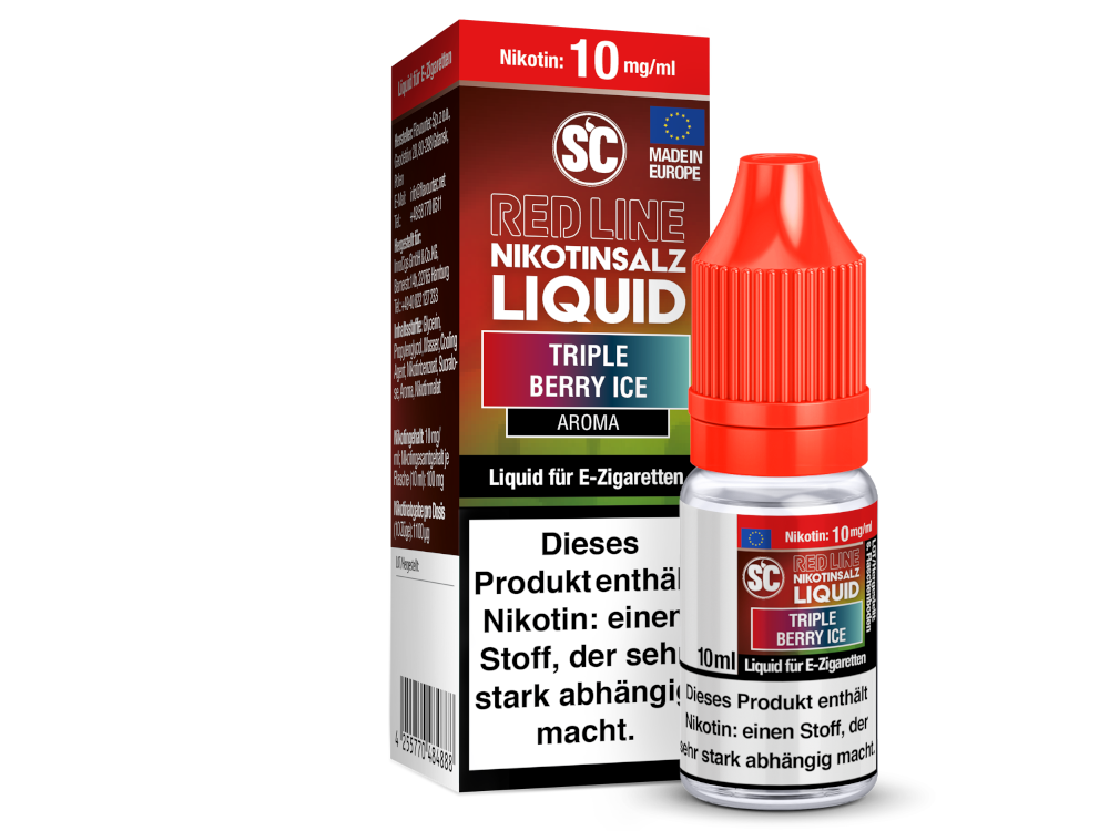 SC - Red Line - Triple Berry Ice - Nikotinsalz Liquid