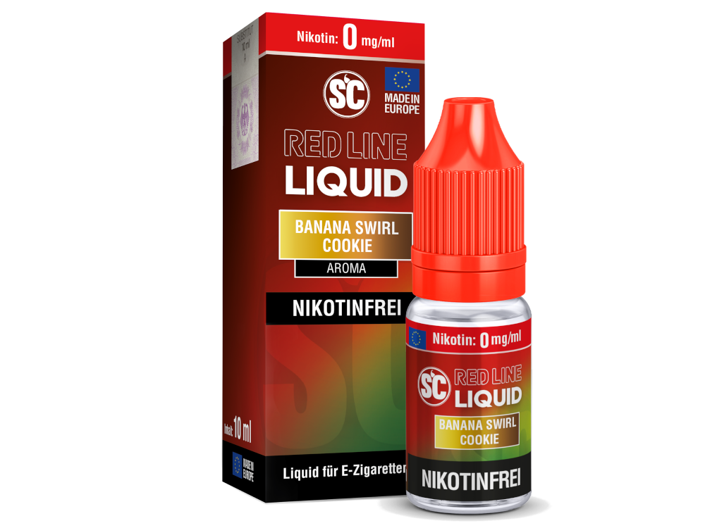 SC - Red Line - Banana Swirl Cookie - Nikotinsalz Liquid SC - Red Line - Banana Swirl Cookie - Nikotinsalz Liquid