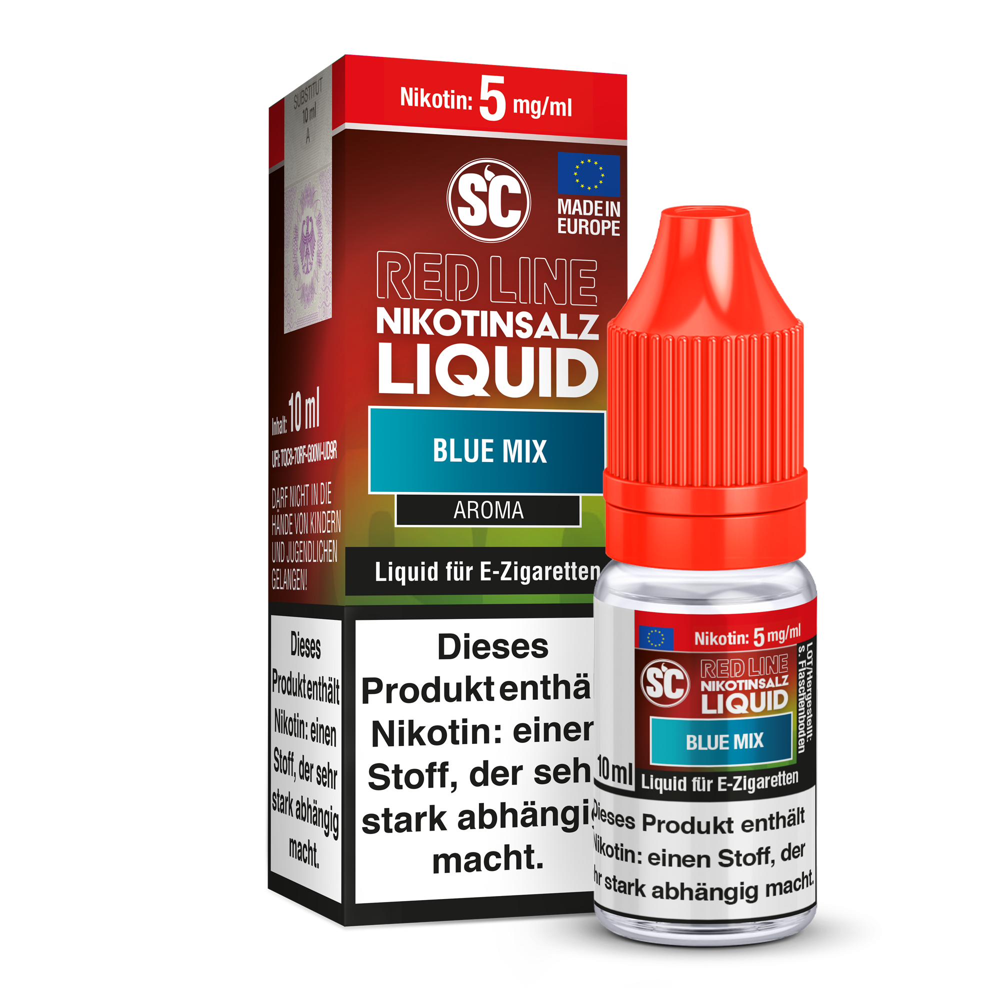 SC - Red Line - Blue Mix - Nikotinsalz Liquid SC - Red Line - Blue Mix - Nikotinsalz Liquid
