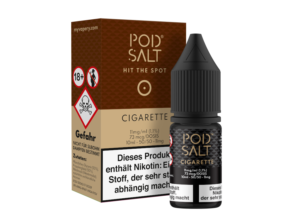 Pod Salt - Cigarette - Nikotinsalz Liquid Pod Salt - Cigarette - Nikotinsalz Liquid